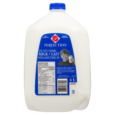 Perfection Partly Skimmed Milk 2% M.F. 4L