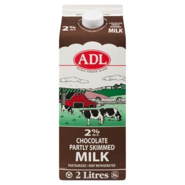 ADL Partly Skimmed Chocolate Milk 2% M.F. 2L