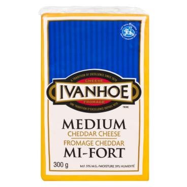 Ivanhoe Medium Colored Cheddar 300g