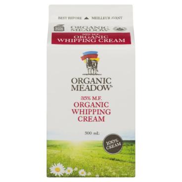 Organic Meadow Organic Whipping Cream 35% M.F. 500ml