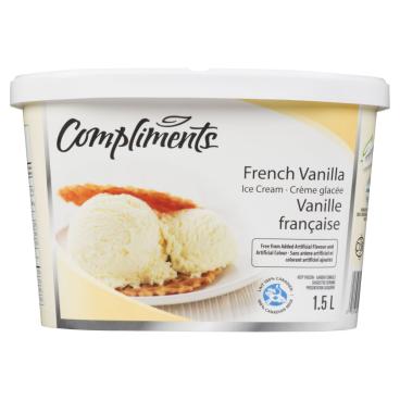 Compliments French Vanilla Ice Cream 1.5L