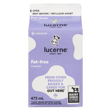 Lucerne Fat Free Creamer 473ml
