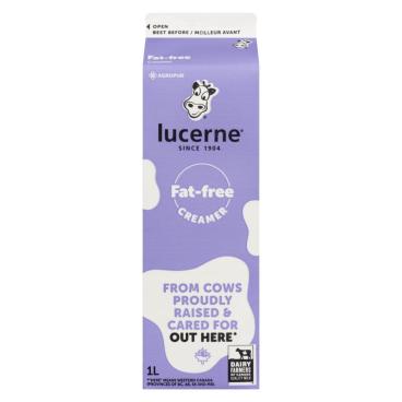 Lucerne Fat Free Creamer 1L