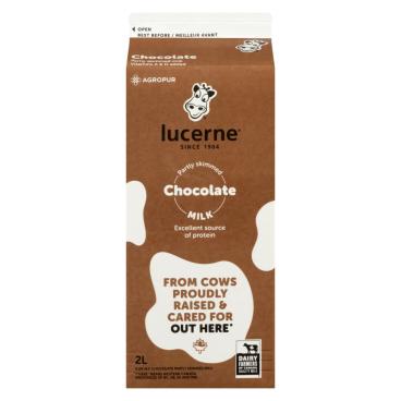 Lucerne Partly Skimmed Chocolate Milk 0.8% M.F. 2L