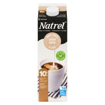 Natrel Fine-Filtered Half & Half Cream 10% M.F. 1L
