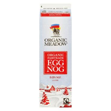 Organic Meadow Organic Eggnog 3.2% M.F. 1L