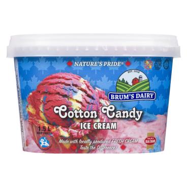 Brum's Dairy Cotton Candy Ice Cream 1.5L