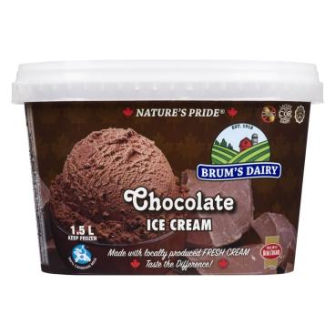 Brum's Dairy Chocolate Ice Cream 1.5L