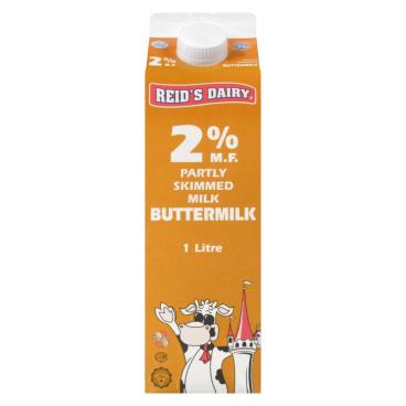 Reid's Dairy Buttermilk 2% M.F. 1L