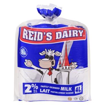 Reid's Dairy Partly Skimmed Milk 2% M.F. 4L