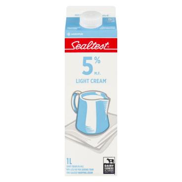 Sealtest Light Cream 5% M.F. 1L
