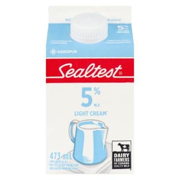 Sealtest Light Cream 5% M.F. 473ml