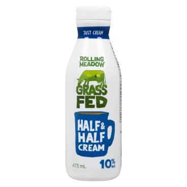 Rolling Meadow Grass-Fed Half & Half Cream 10% M.F. 473ml