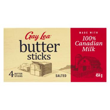 Gay Lea Salted Butter Sticks 454g