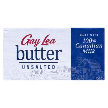 Gay Lea Unsalted Butter 454g