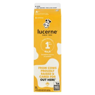Lucerne Partly Skimmed Milk 1% M.F. 1L