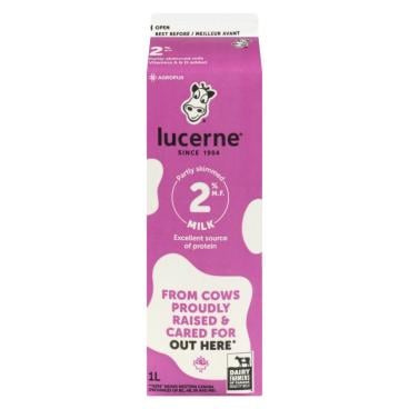 Lucerne Partly Skimmed Milk 2% M.F. 1L