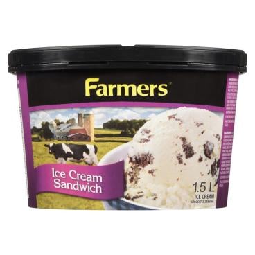 Farmers Ice Cream Sandwich Ice Cream 1.5L