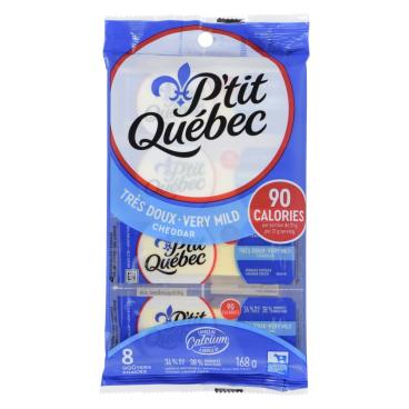 P'tit Québec Very Mild White Cheddar Snacks 168g