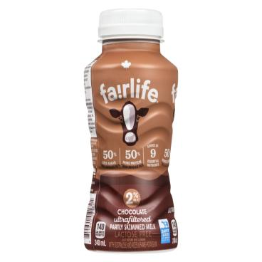 Fairlife Lactose Free Ultrafiltered Partly Skimmed Chocolate Milk 2% M.F. 240ml