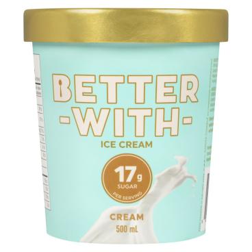 Betterwith Ice Cream Cream Ice Cream 500ml