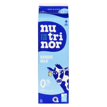 Nutrinor Organic Nordic Skim Milk 0% M.F. 1L