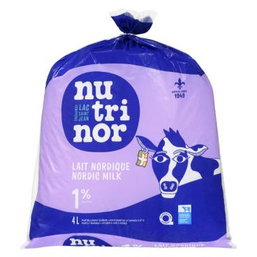 Nutrinor Partly Skimmed Milk 1% M.F. 4L