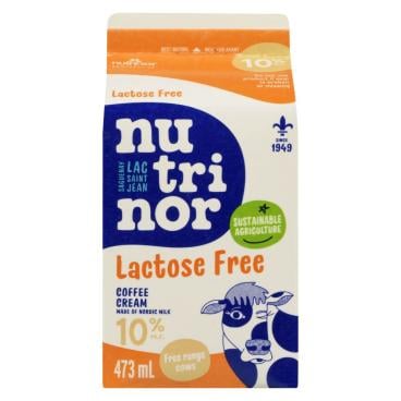 Nutrinor Lactose Free Nordic Coffee Cream 10% M.F. 473ml