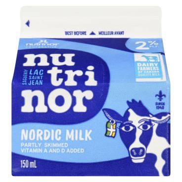 Nutrinor Nordic Partly Skimmed Milk 2% M.F. 150ml