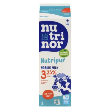 Nutripur Whole Nordic Milk 3.25% M.F. 1L