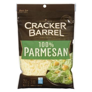 Cracker Barrel Shredded 100% Parmesan 250g