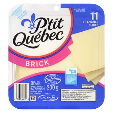 P'tit Québec Brick Slices 200g