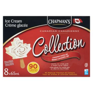 Chapman's Canadian Maple Eh! Ice Cream Bars 8x65ml