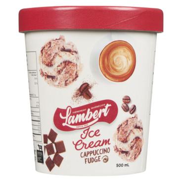 Lambert Cappuccino Fudge Ice Cream 500ml