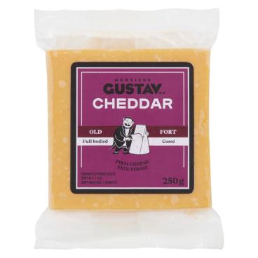 Monsieur Gustav Old Coloured Cheddar 250g