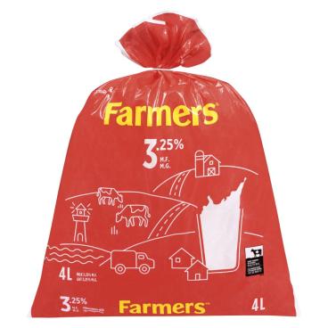 Farmers Homogenized Milk 3.25% M.F. 4L