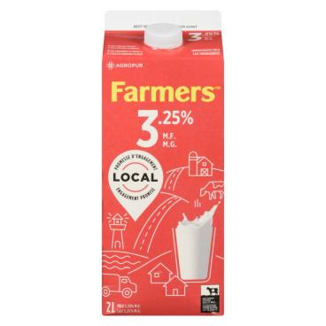 Farmers Homogenized Milk 3.25% M.F. 2L