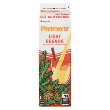 Farmers Light Eggnog 1L