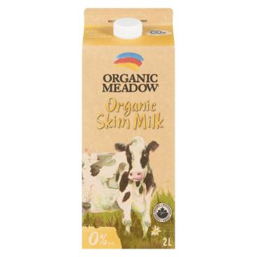 Organic Meadow Organic Skim Milk 0% M.F. 2L