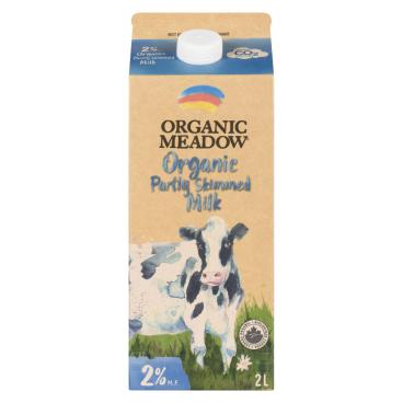 Organic Meadow Organic Partly Skimmed Milk 2% M.F. 2L