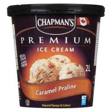 Chapman's Caramel Praline Premium Ice Cream 2L