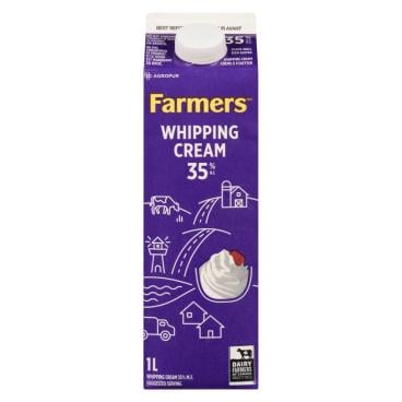 Farmers Whipping Cream 35% M.F. 1L