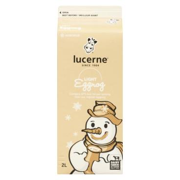Lucerne Light Egg Nog 2L