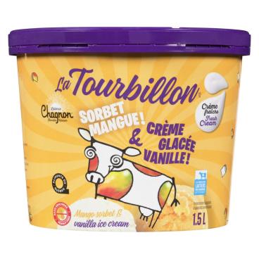 Chagnon Mango Sorbet & Vanilla Ice Cream 1.5L