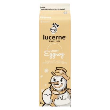 Lucerne Light Egg Nog 1L