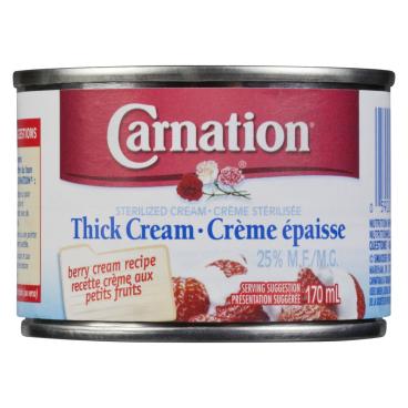 Carnation Thick Cream 25% M.F. 170ml
