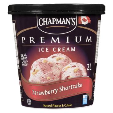 Chapman's Strawberry Shortcake Premium Ice Cream 2L
