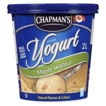 Chapman's Maple Walnut Frozen Yogurt 2L