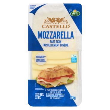 Castello Part Skimmed Mozzarella Slices 175g