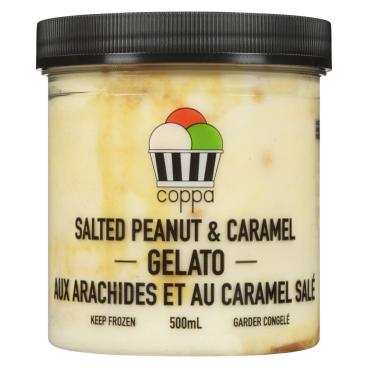 Coppa Salted Peanut & Caramel Gelato 500ml